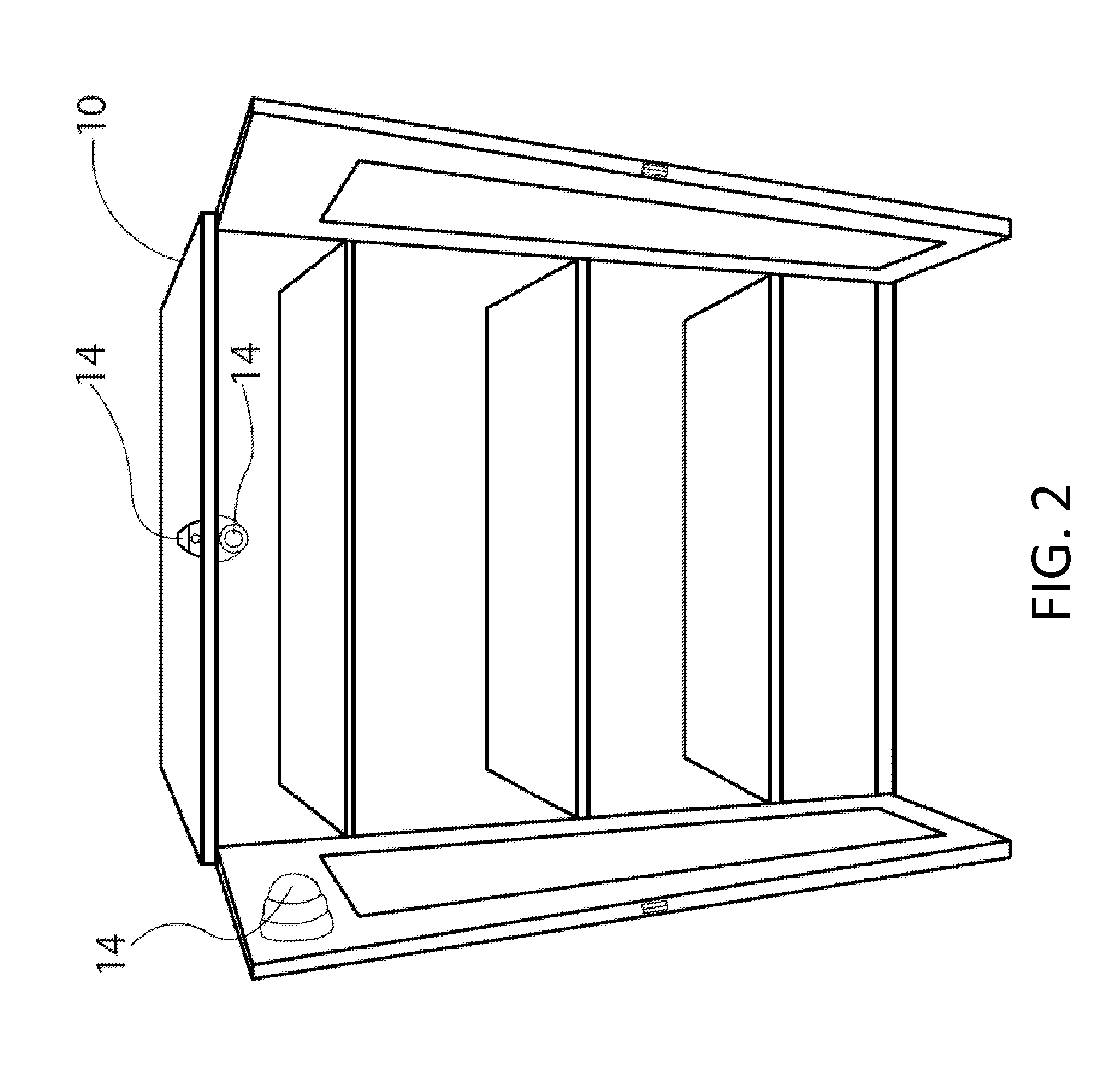 Storage container with inventory control