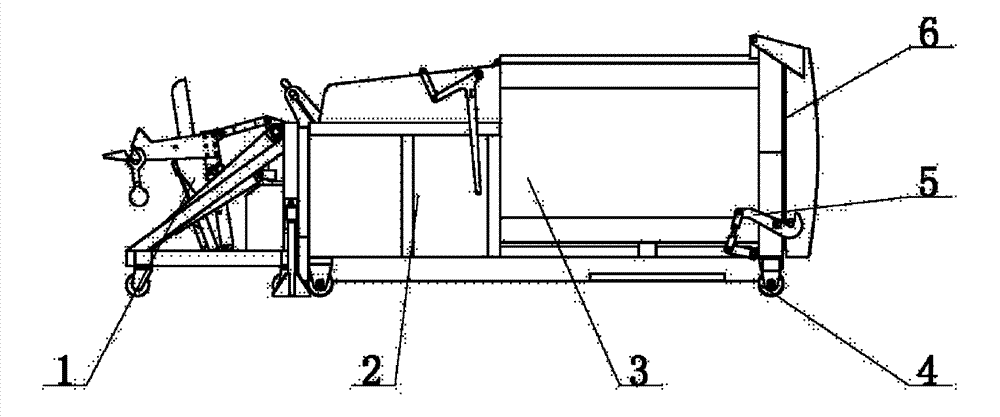 Movable garbage compression box and boxing method thereof