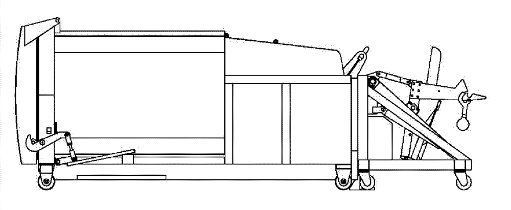Movable garbage compression box and boxing method thereof