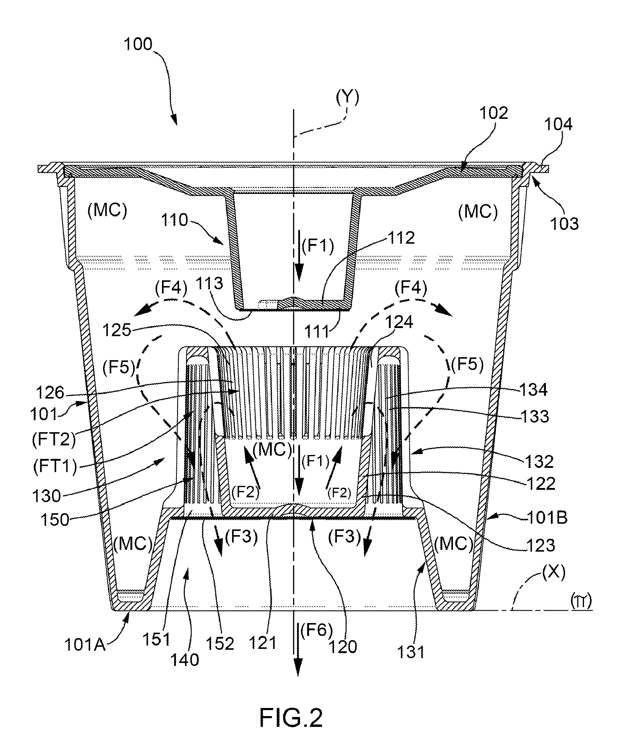 Interchangeable capsule for the preparation of an infusion of a powdered product, and relative method for obtaining such an infusion