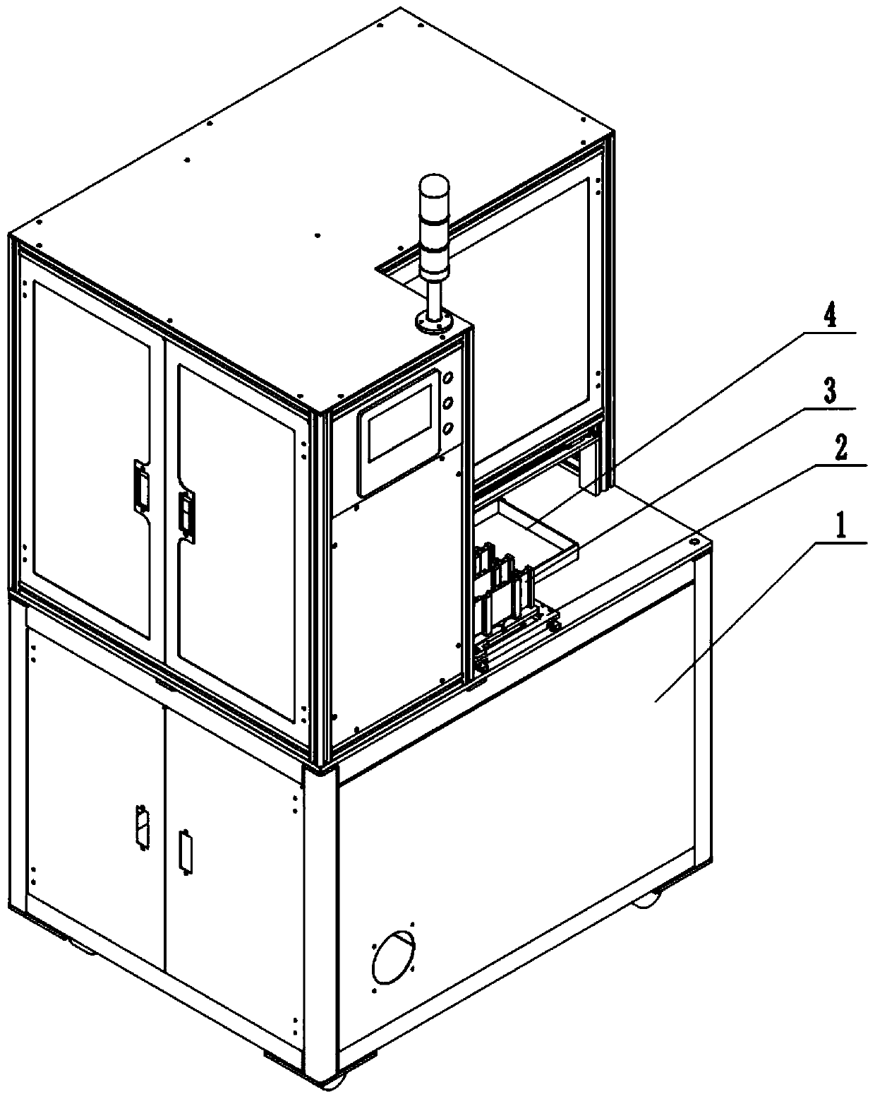 Automatic feeding and discharging machine