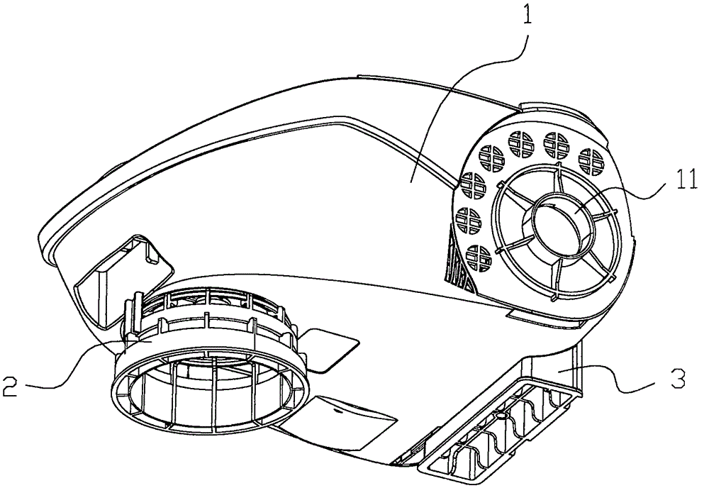 Fixing and protecting device used when dust collector is transported