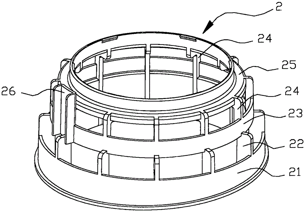 Fixing and protecting device used when dust collector is transported