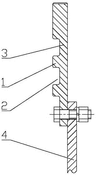 Rubbing blade, rubbing impeller and pure metallurgical coke breeze forming raw material rubbing machine