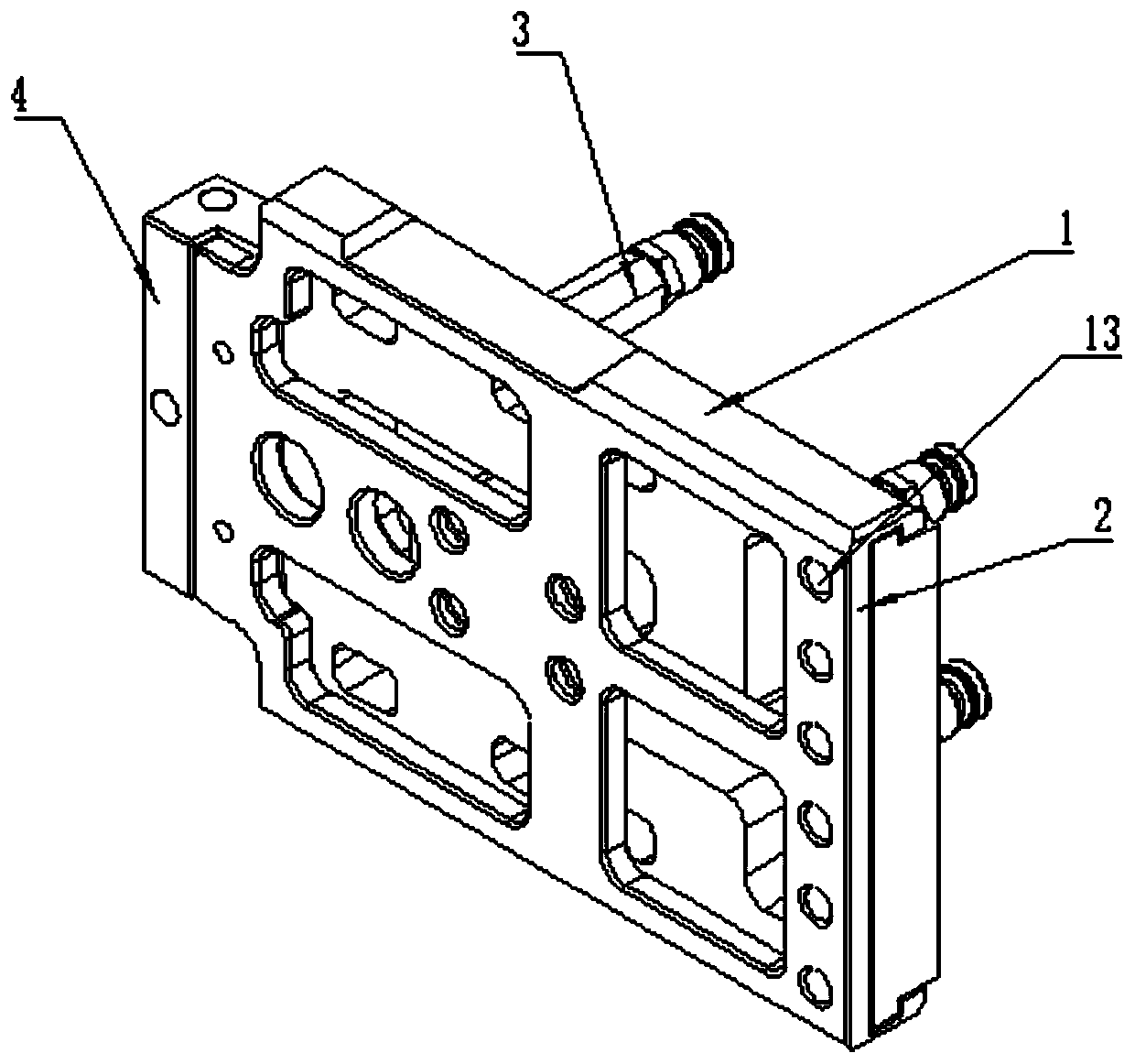 Quick replacement structure for sucking disc