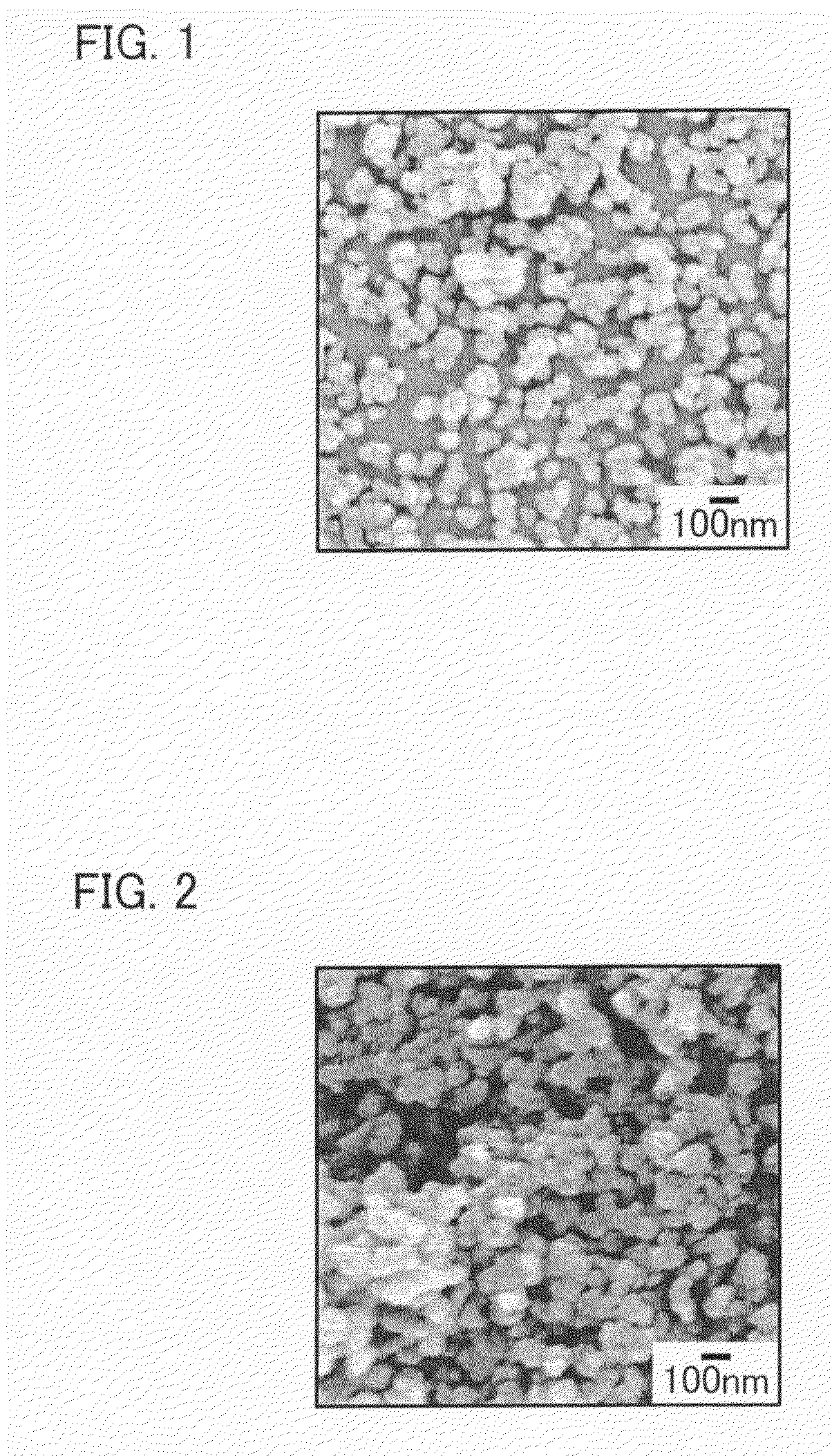 Ceramic particle group and method for production thereof and use thereof