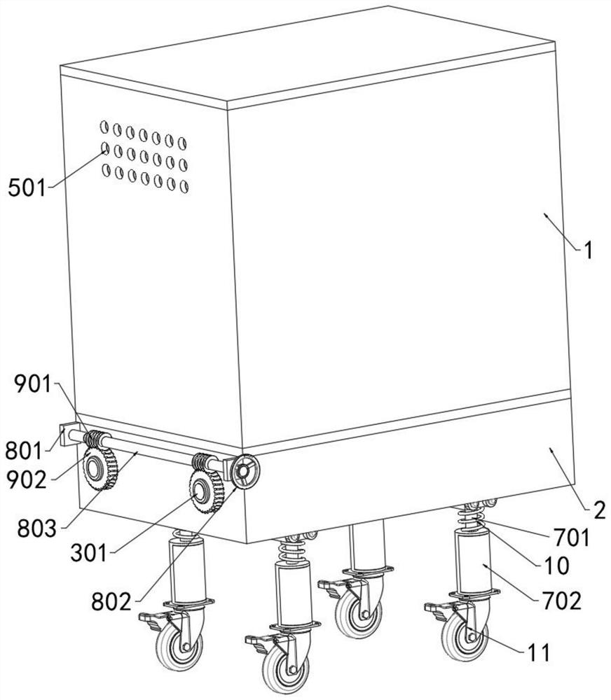 Track moving type real-time recording and broadcasting teaching equipment