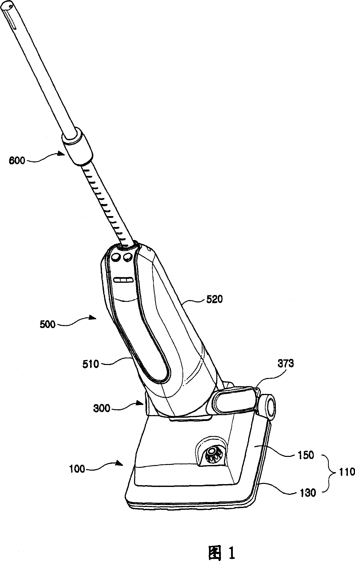 Dust collection box and steam vacuum cleaning machine using the same