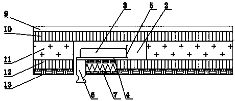 Automobile cellular ceiling