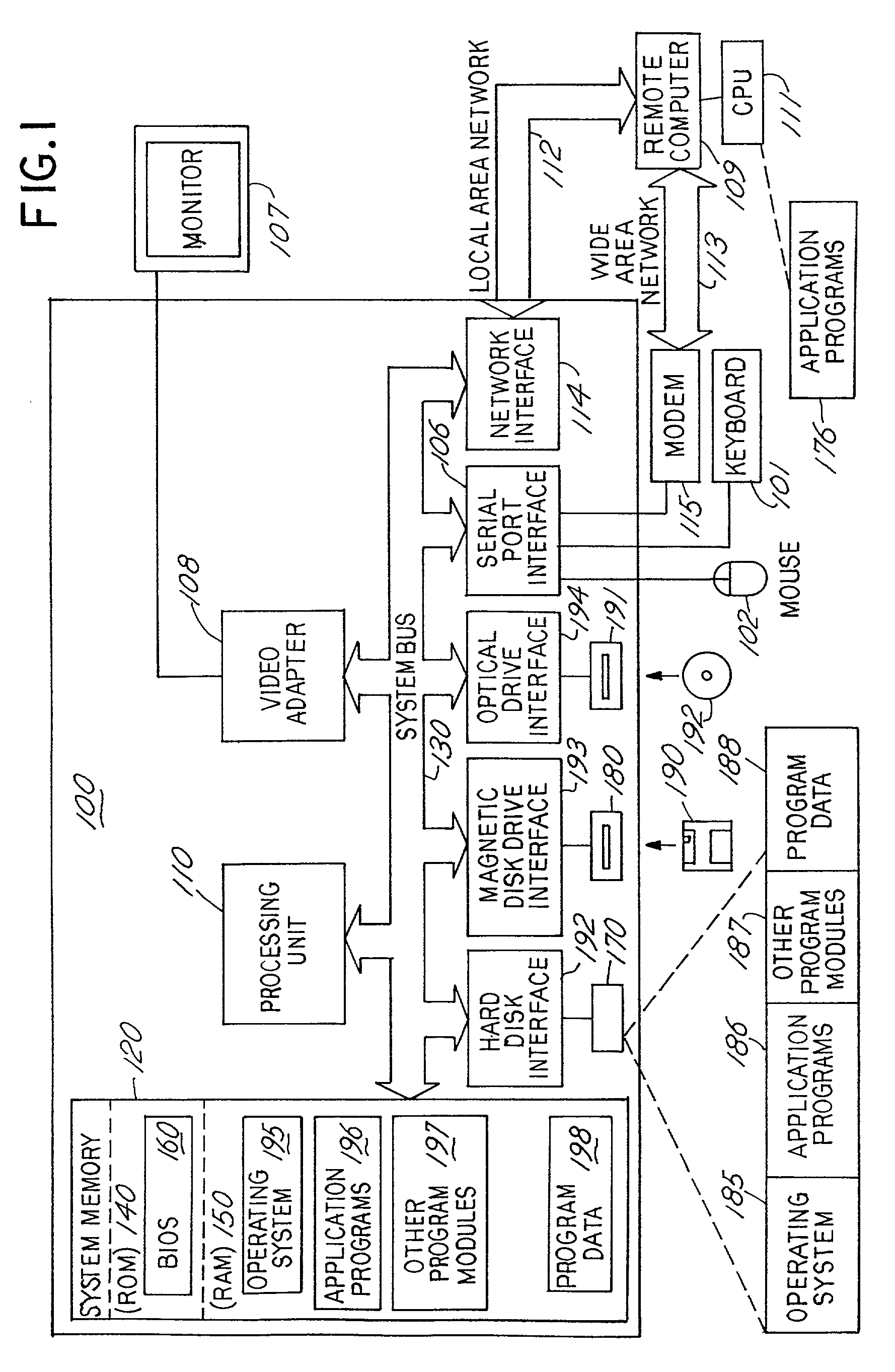 Displaying graphical information and user selected properties on a computer interface