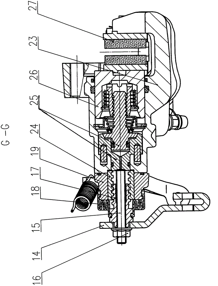 Convenient rear brake assembly