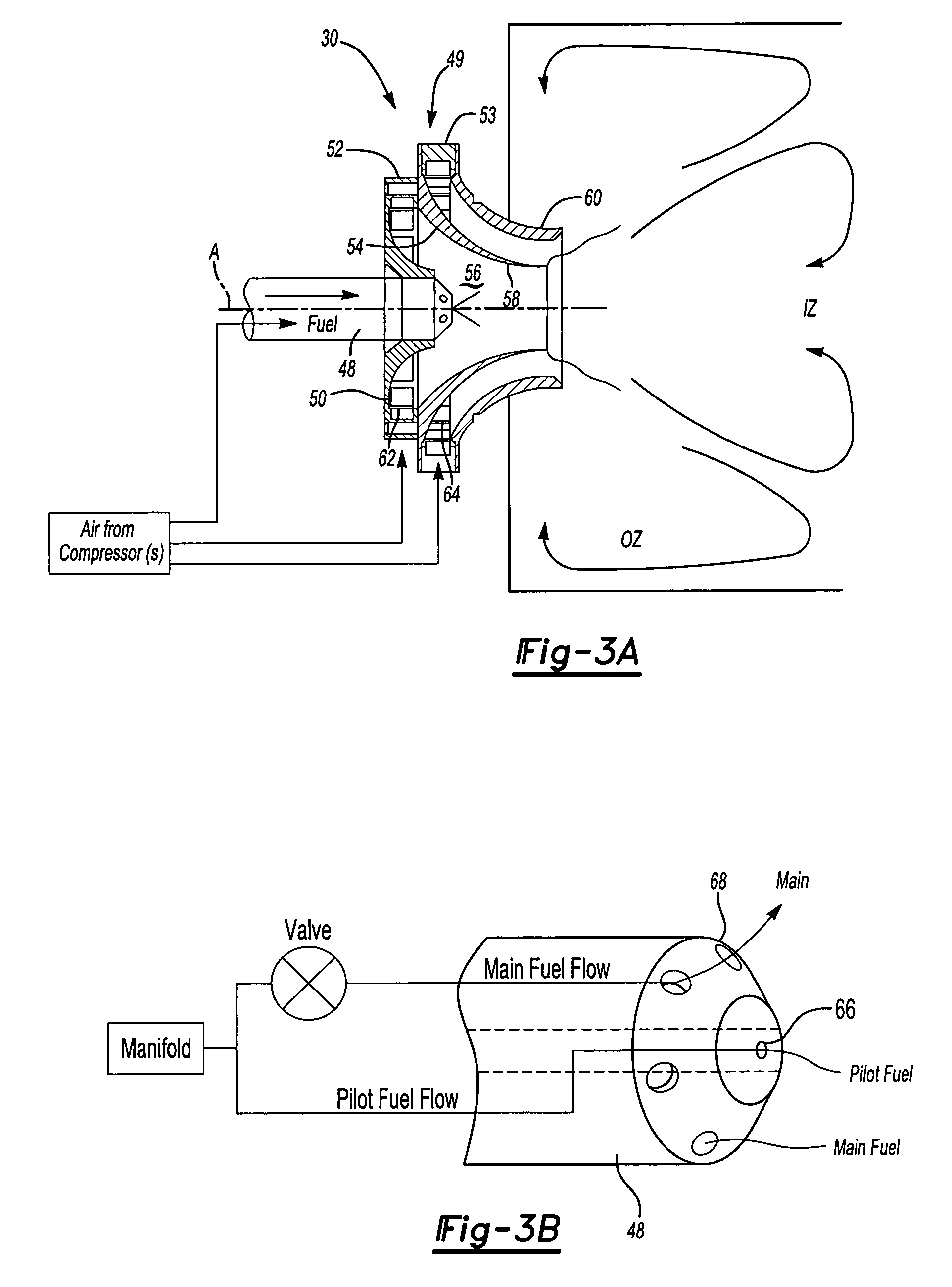 Air assist fuel injector for a combustor