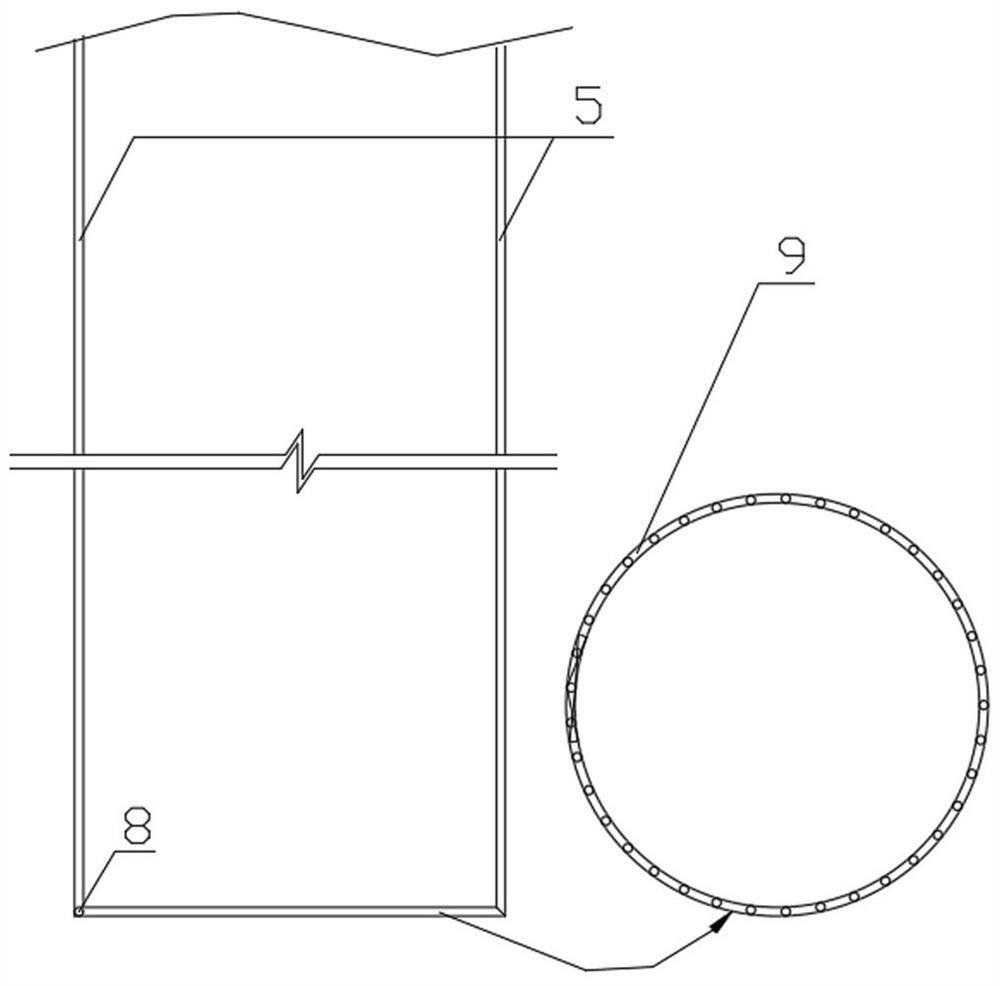 Post-grouting construction of pile ends and grouting failure treatment device