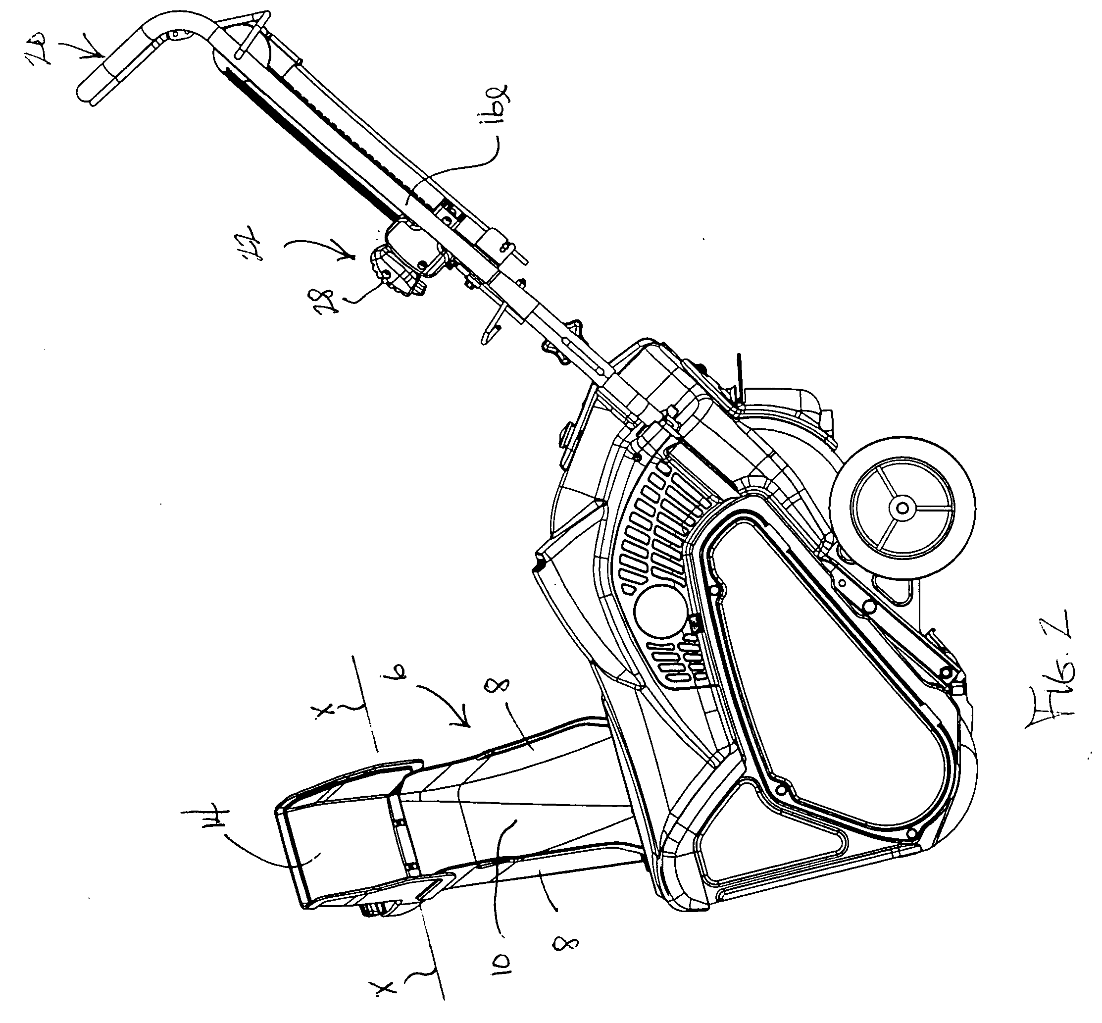 Snowthrower chute control