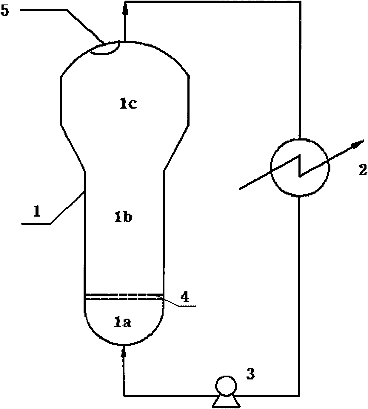 Fluidized bed reactor and method and device used for detecting temperature in reactor