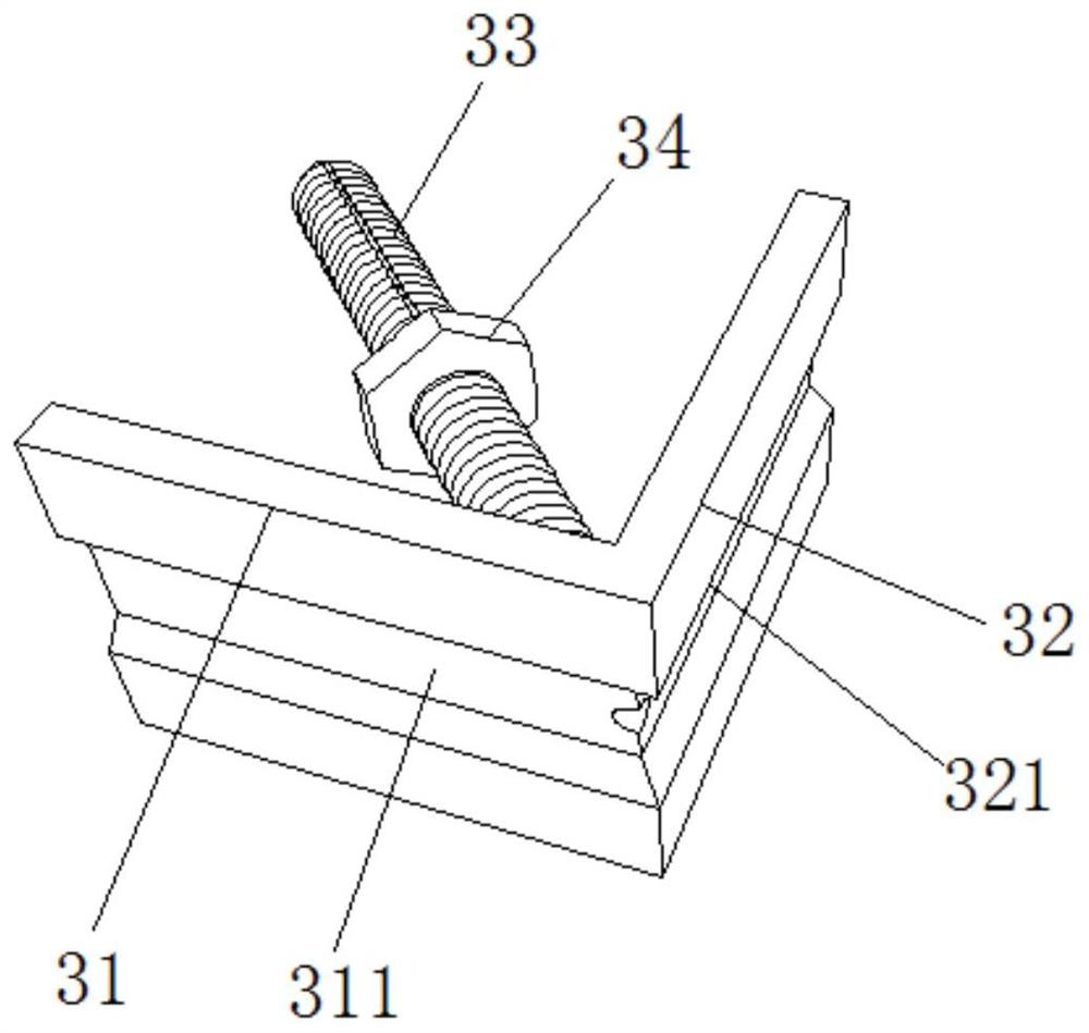 Wall mounting structure for assembly type arrow shaped expanding plug leveling part