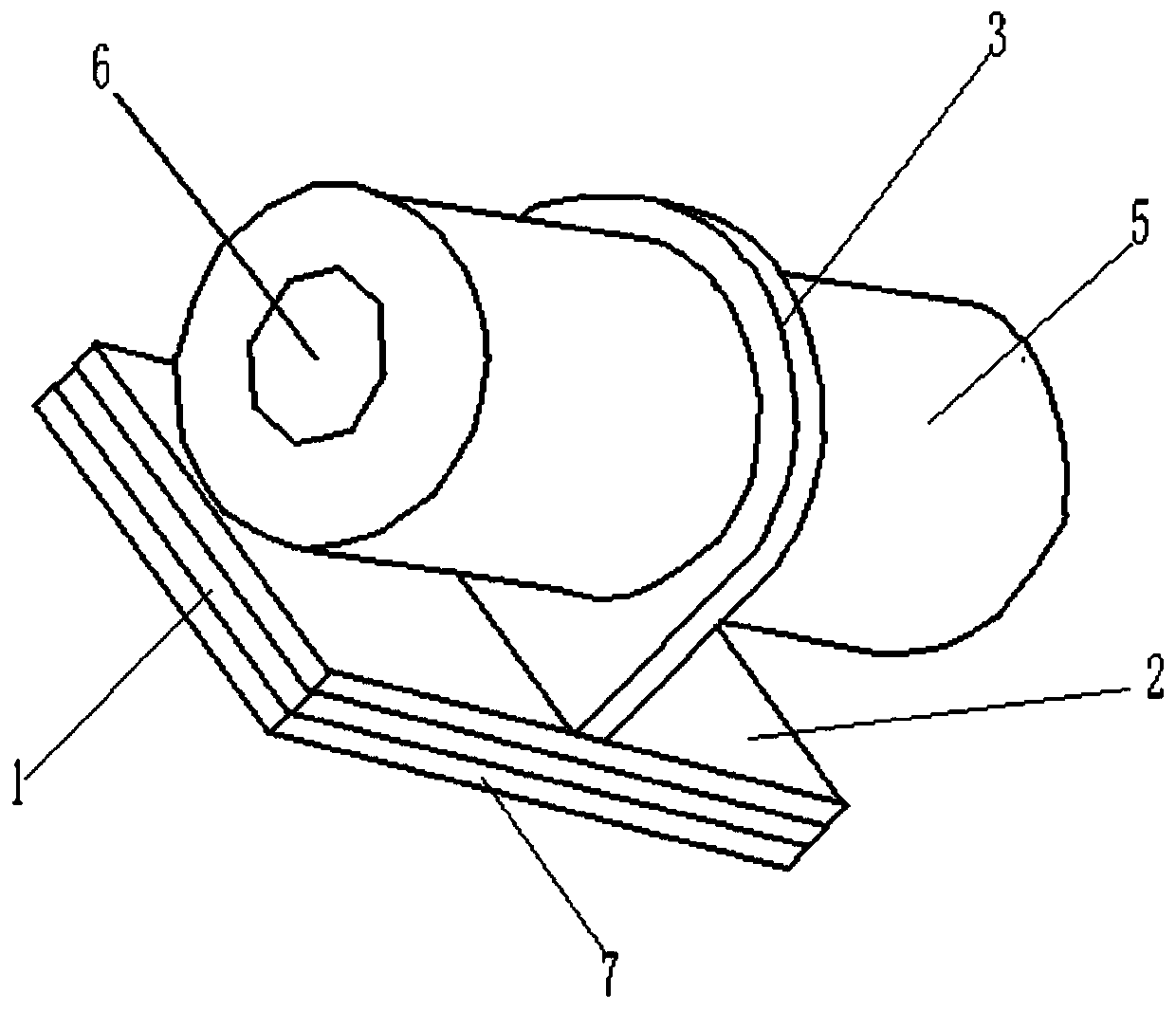 Heat dissipation device based on semiconductor wafer and photovoltaic panel power station