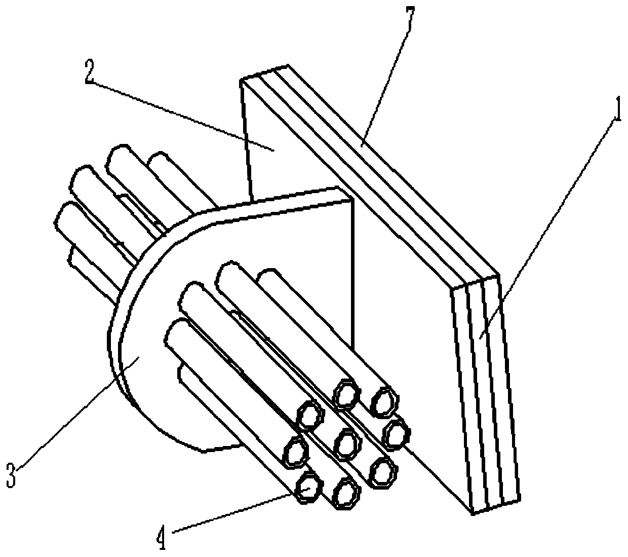 Heat dissipation device based on semiconductor wafer and photovoltaic panel power station