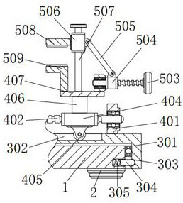 A positioning device for circuit board drilling