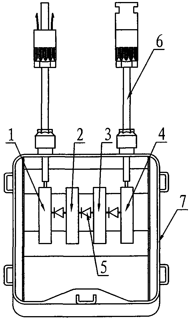 Solar component junction box suitable for automated assembly