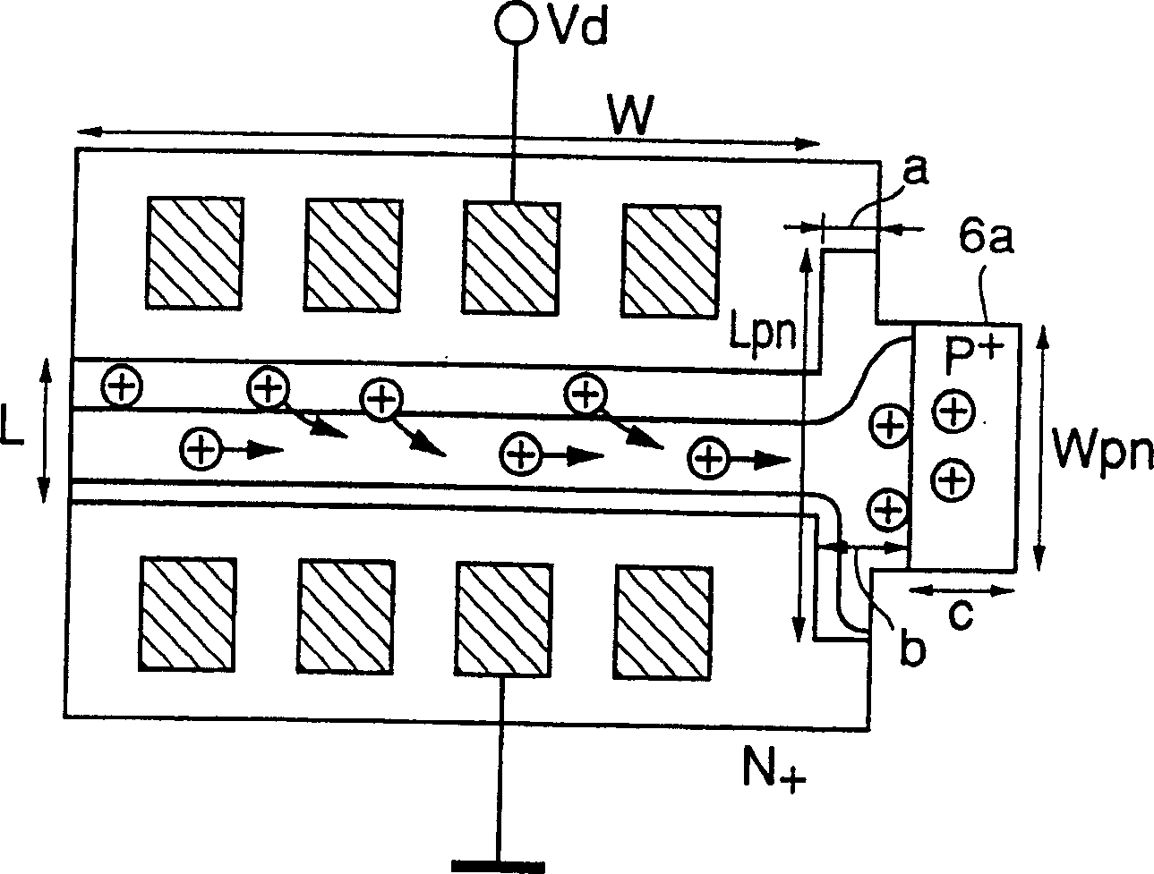 Silicon insulator structure simicoductor device