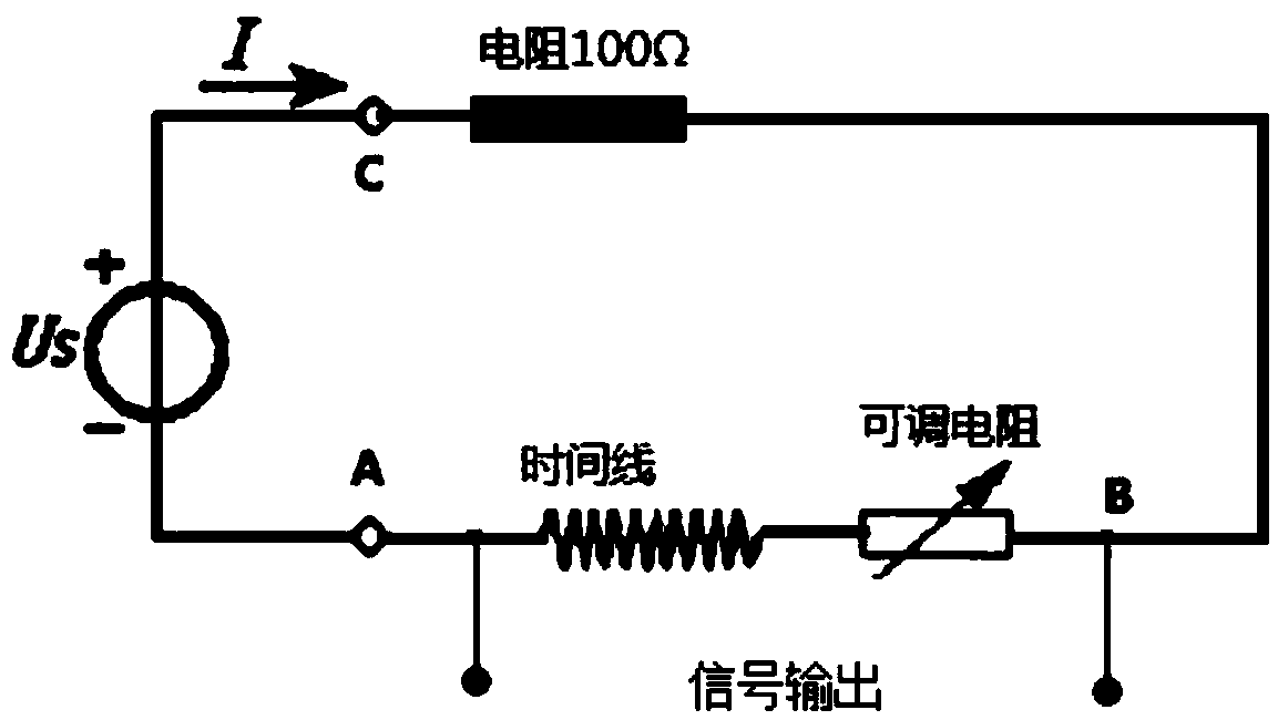 Measuring device for fracture speed of whole-size gas bursting test of gas conveying steel pipe