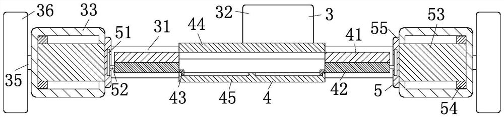 A gauze conveying device capable of preventing the gauze from being off-line