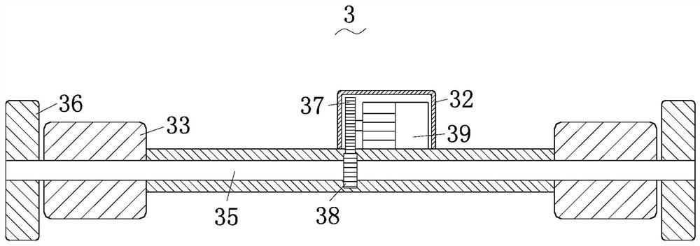A gauze conveying device capable of preventing the gauze from being off-line