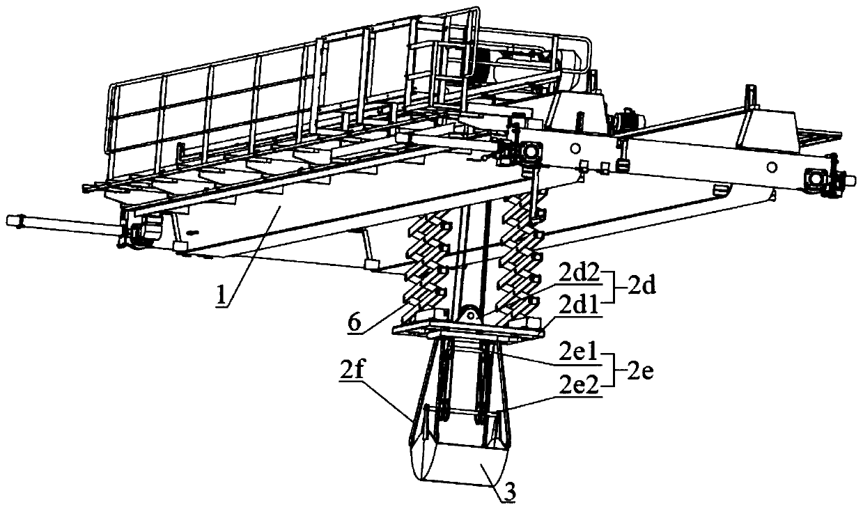 Double-beam crane and vinasse conveying system adopting double-beam crane