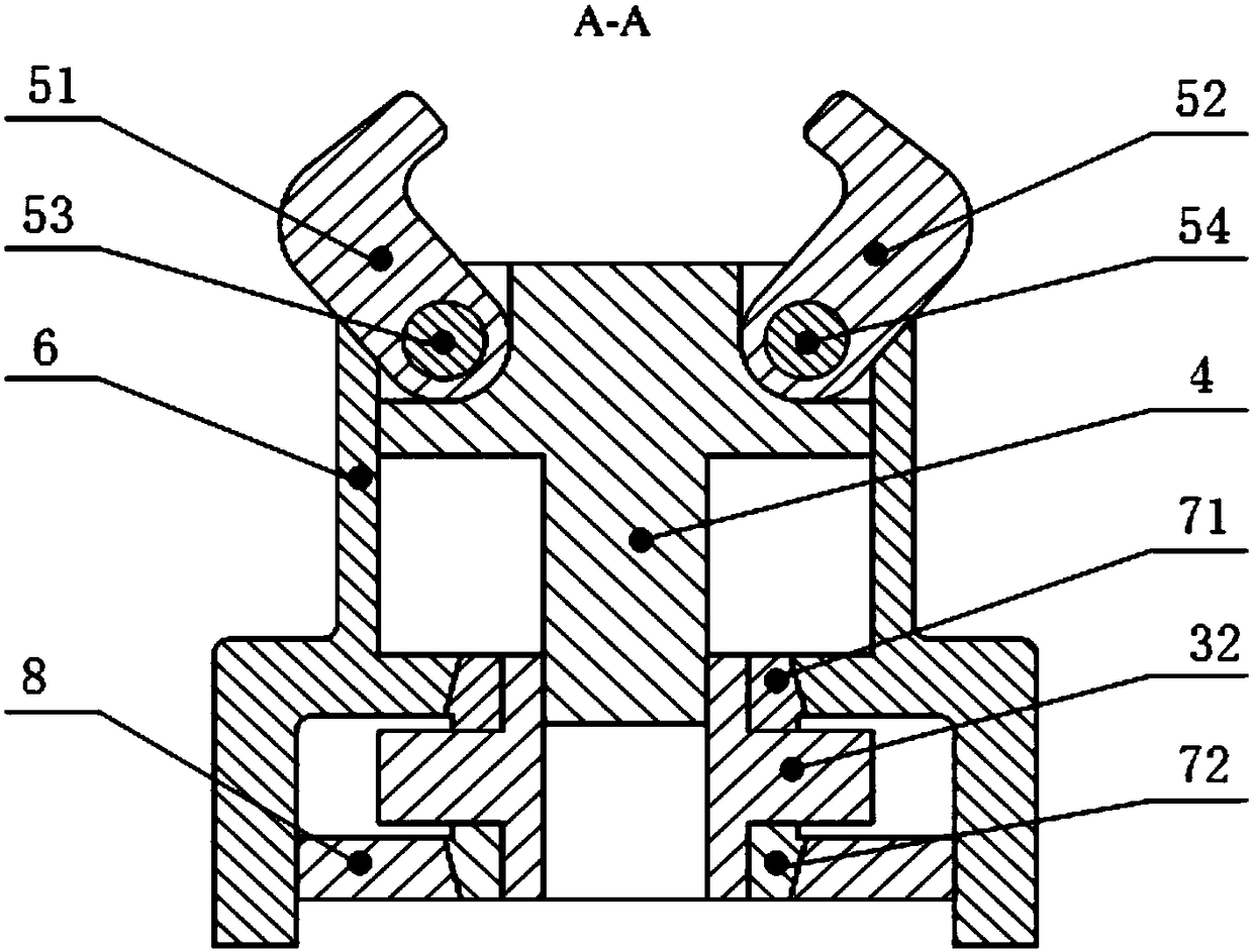 A space manipulator repetitive locking and releasing mechanism