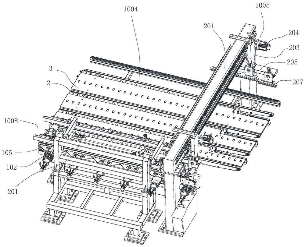 Square edge sealing production line system and square edge sealing production method thereof