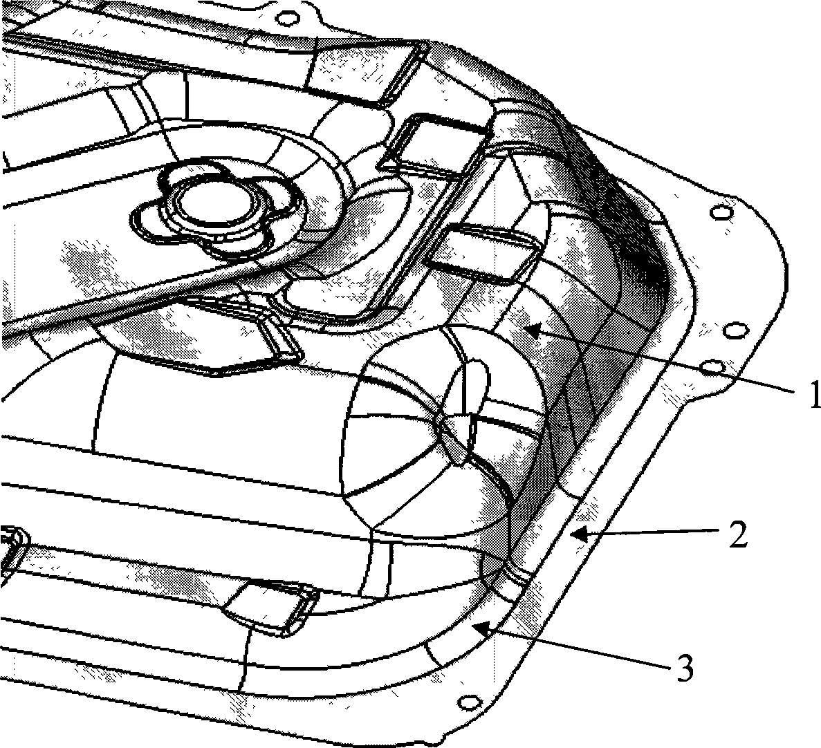 Additional method of draw-bead technique for corner part of external covering of vehicle