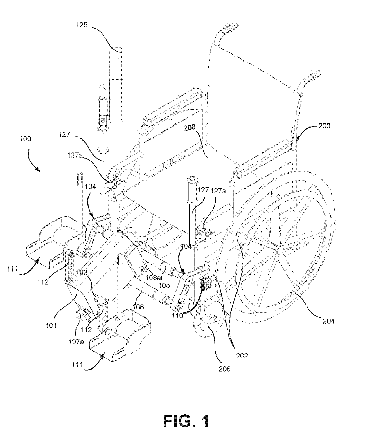 Simulator system and method for exercising lower limbs of a user seated on a wheelchair or like vehicular system