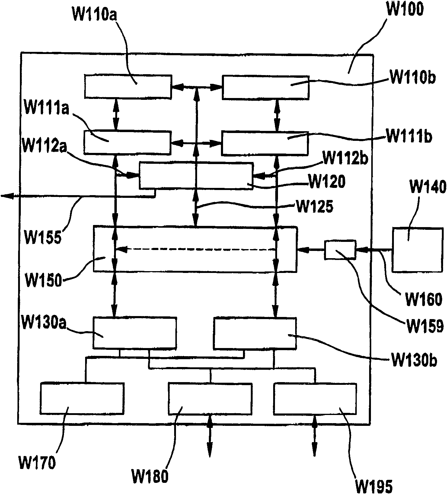 Method and device for switching between operating modes of a multiprocessor system by means of at least one external signal