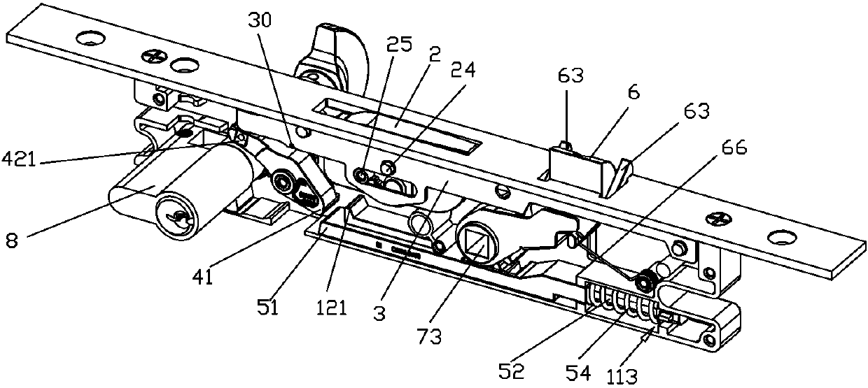 Side hung door lock