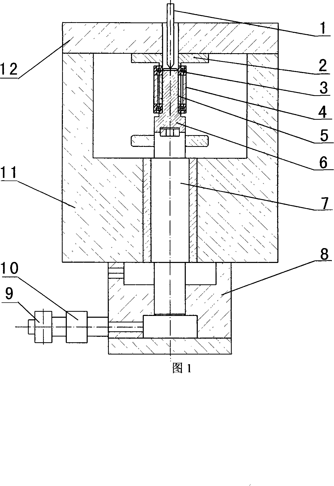 Method and instrument for indirectly measuring pretightening force between conjugate bearings