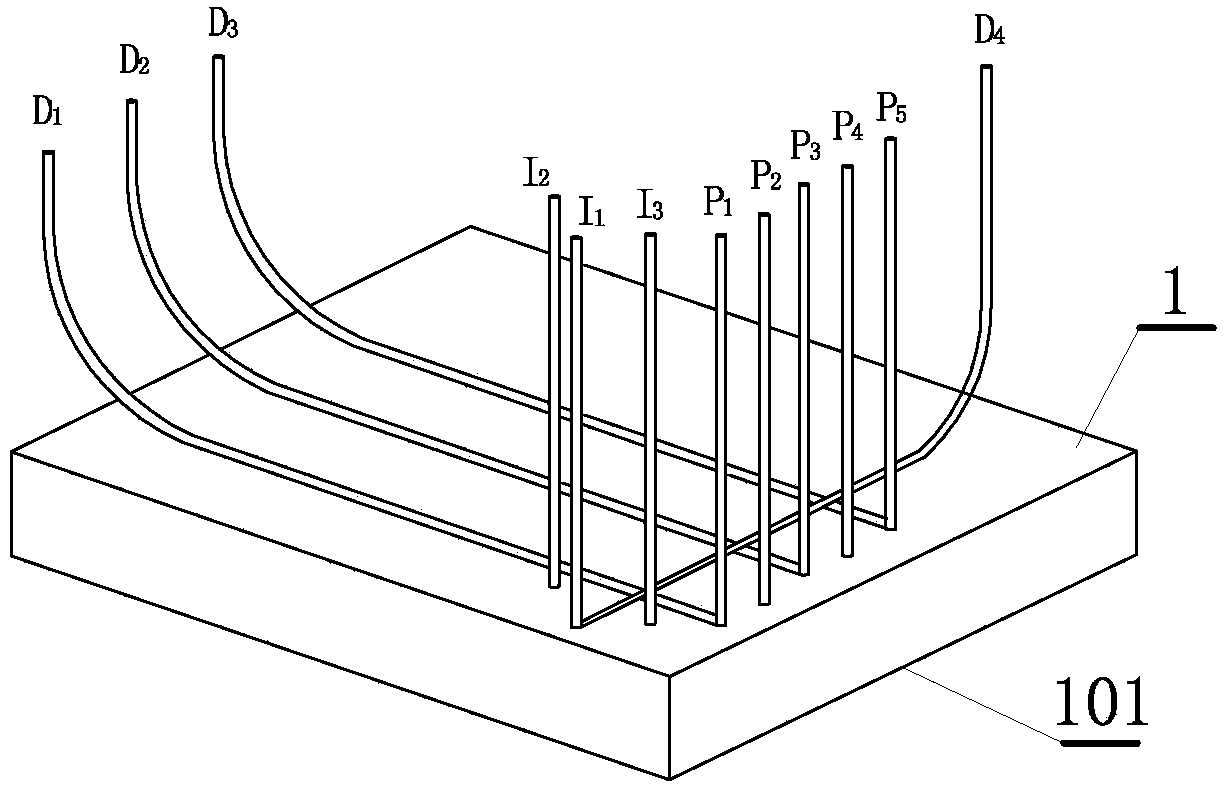 A high-efficiency coal underground gasifier and its construction method