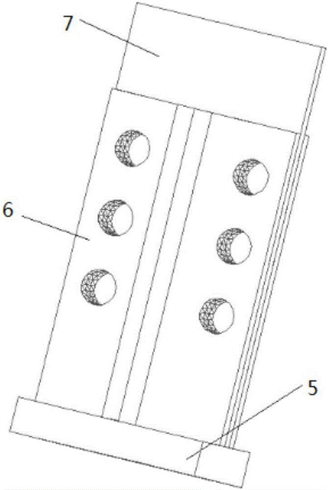 Sleeve buckling inducing support with variable-angle four-crease-type inducing units