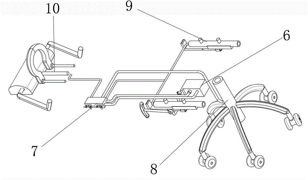 Hydraulic system of multifunctional computer chair