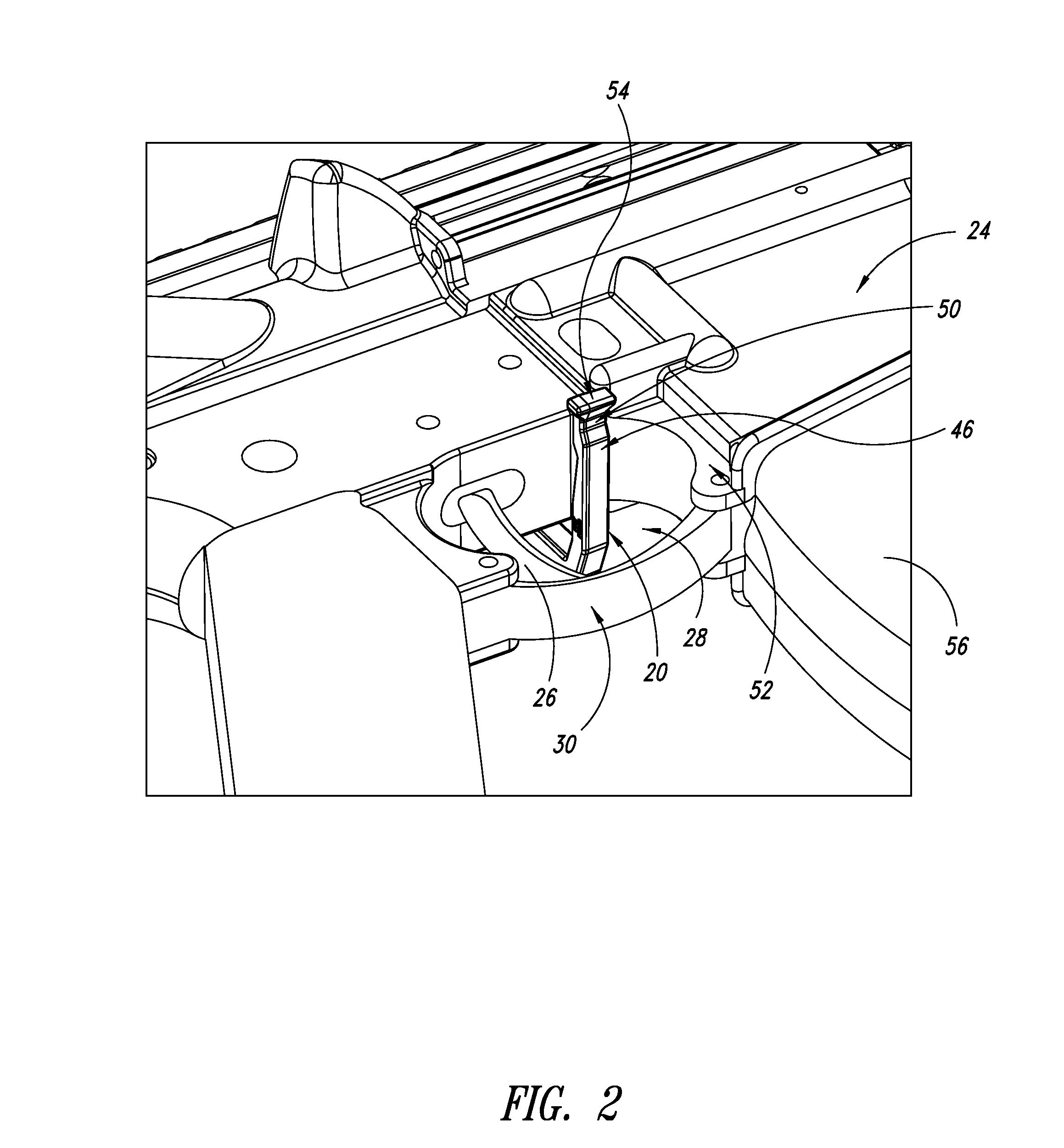 Bolt catch-release lever