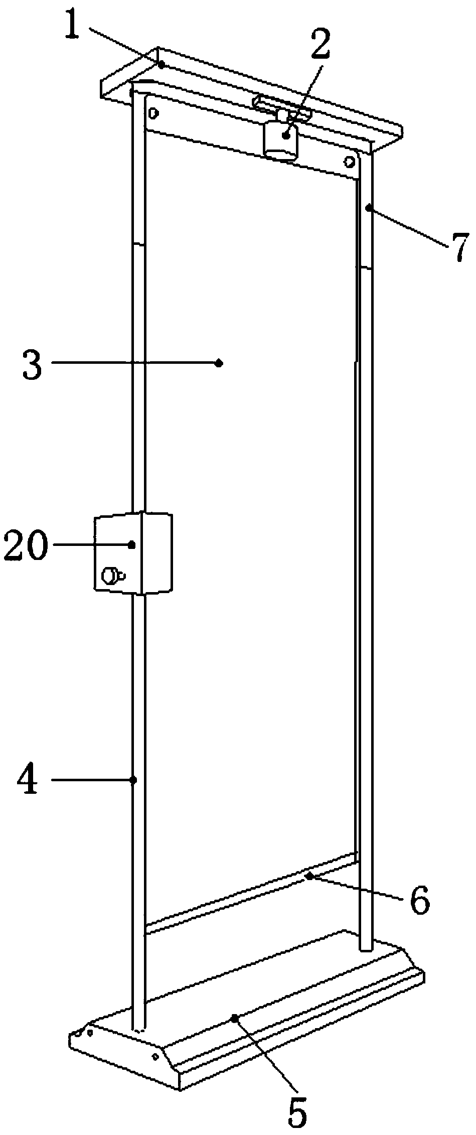 Adjustable propaganda display rack