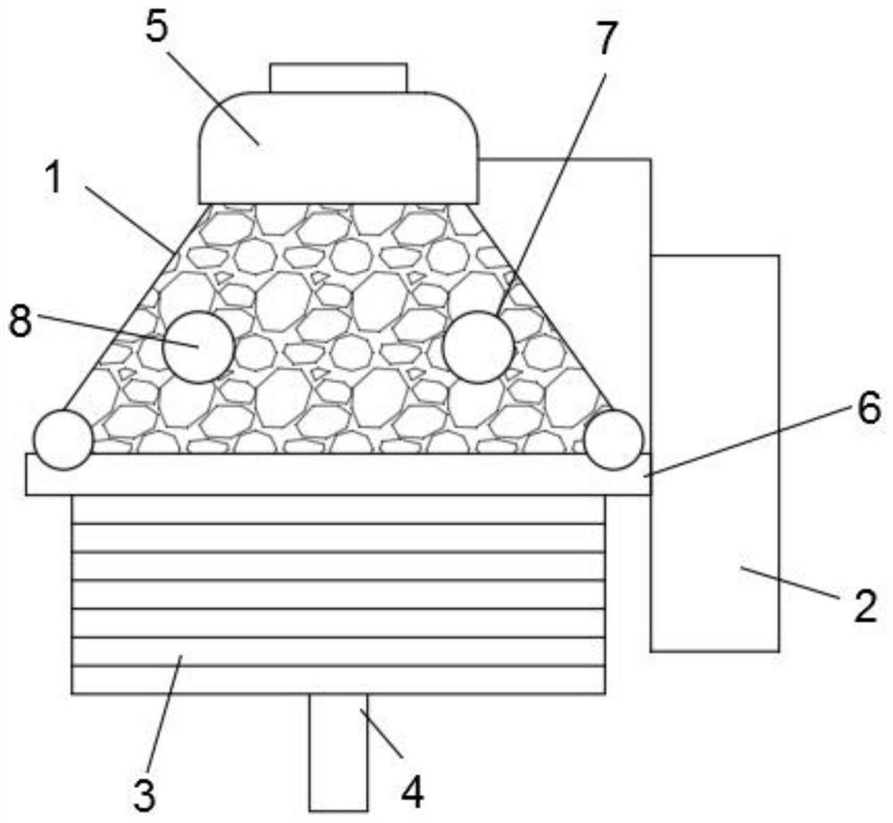 Engine oil filtering and cooling module for engine