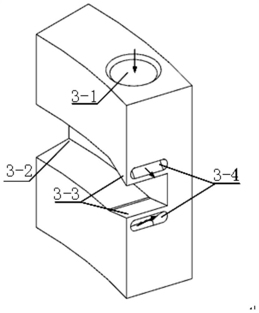 Protective device and method for machined blades processed by electrolytic machining of integral blisks