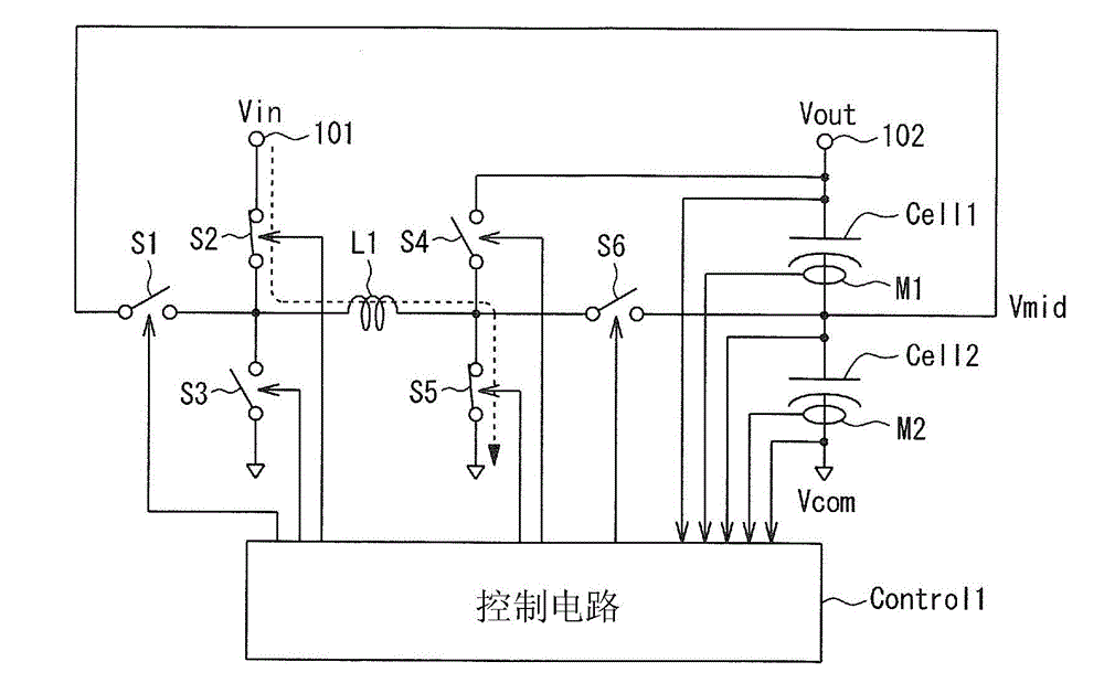 Circuit for balance-charging serial storage cells and method for balance-charging serial storage cells