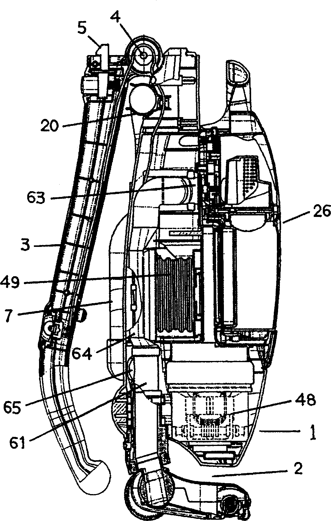 Vertical electric dust collector