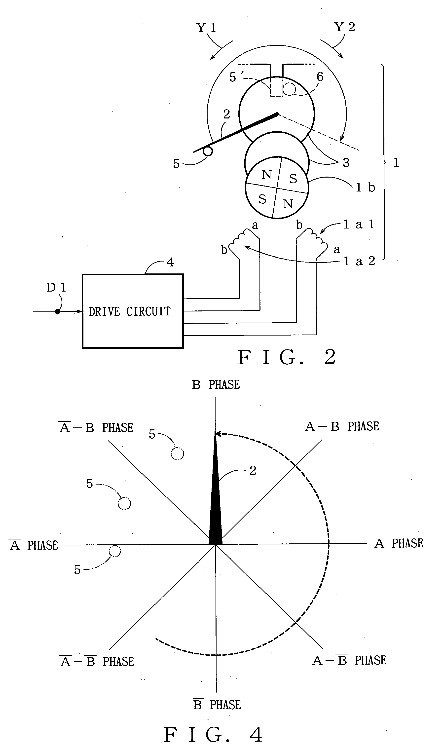 Method and device for detecting initial excitation phase of stepping motor