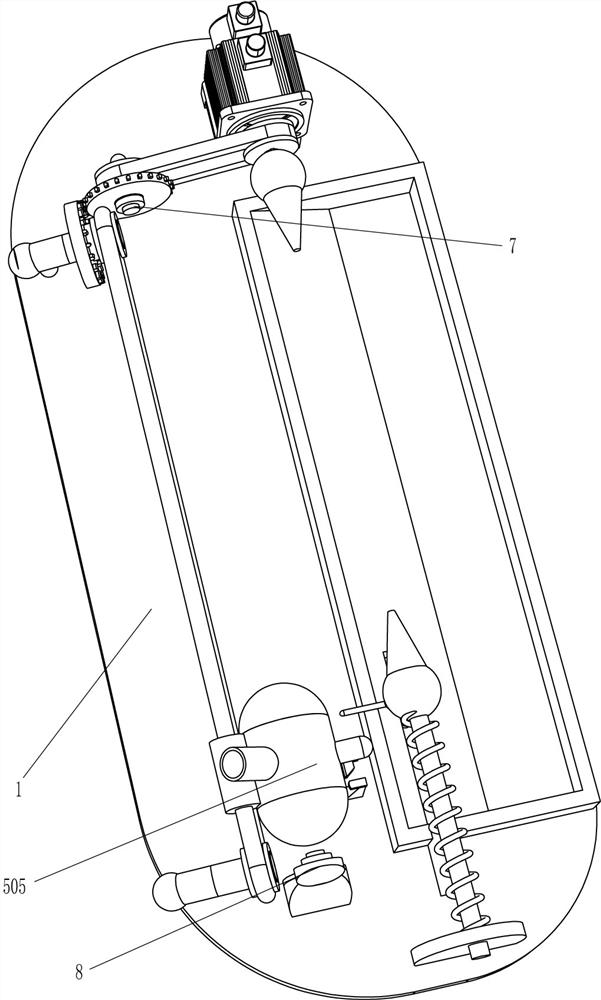 A paint spraying device for a coat rack rod