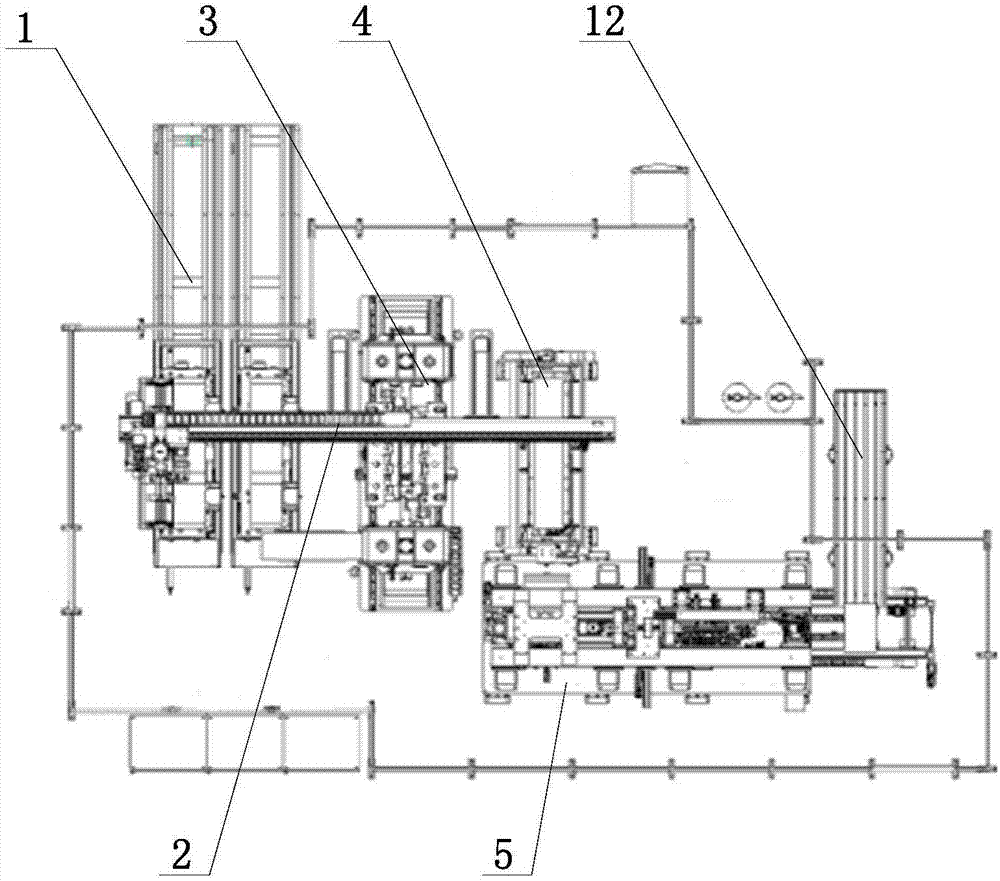 Automatic welding line of washing machine inner tub