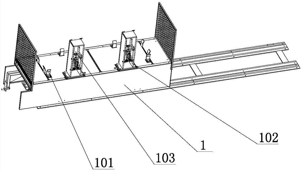 Automatic welding line of washing machine inner tub