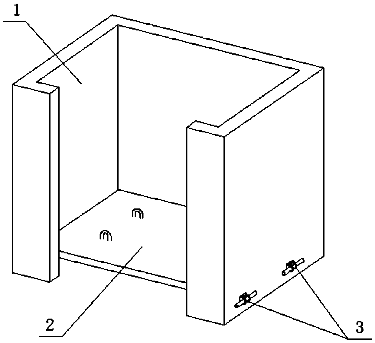 Construction structure and construction method for high-rise building elevator shaft